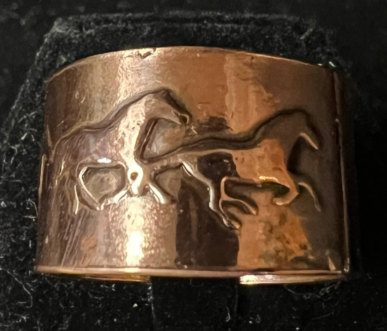 Running Horse Copper Ring